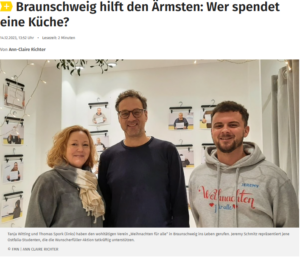 Tanja, Thomas und Jerry in der Ausstellung